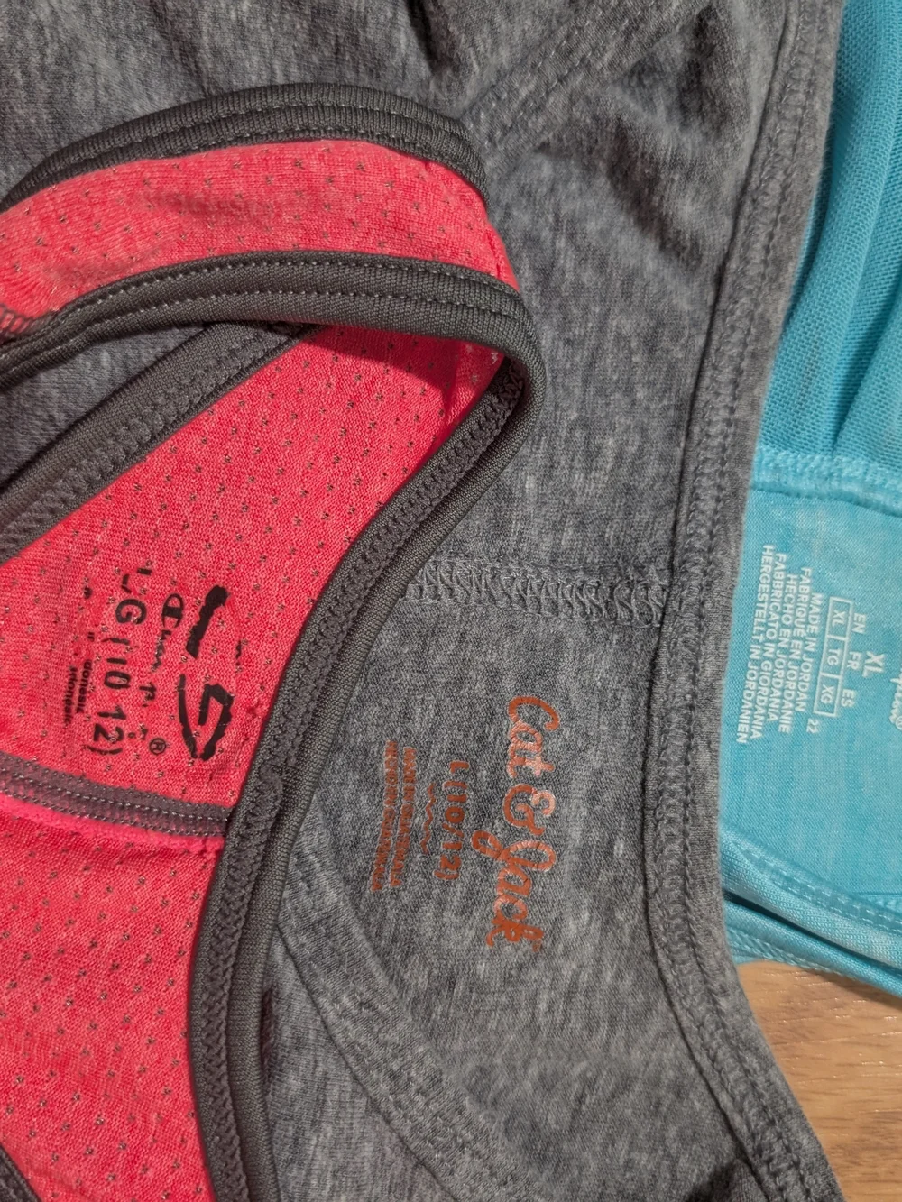 Girls Athletic Tank Top Set Bundle 10/12